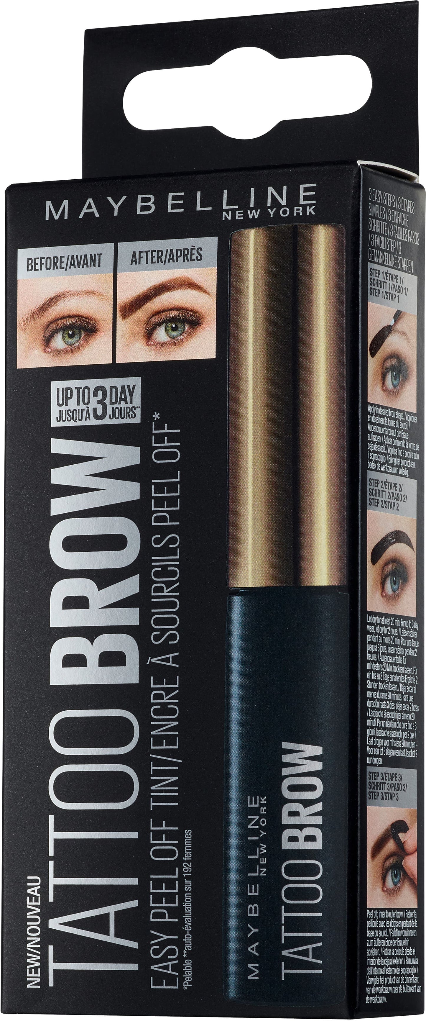 MAYBELLINE NEW YORK Augenbrauenstift Tattoo Brow Gel Tint - Queenn