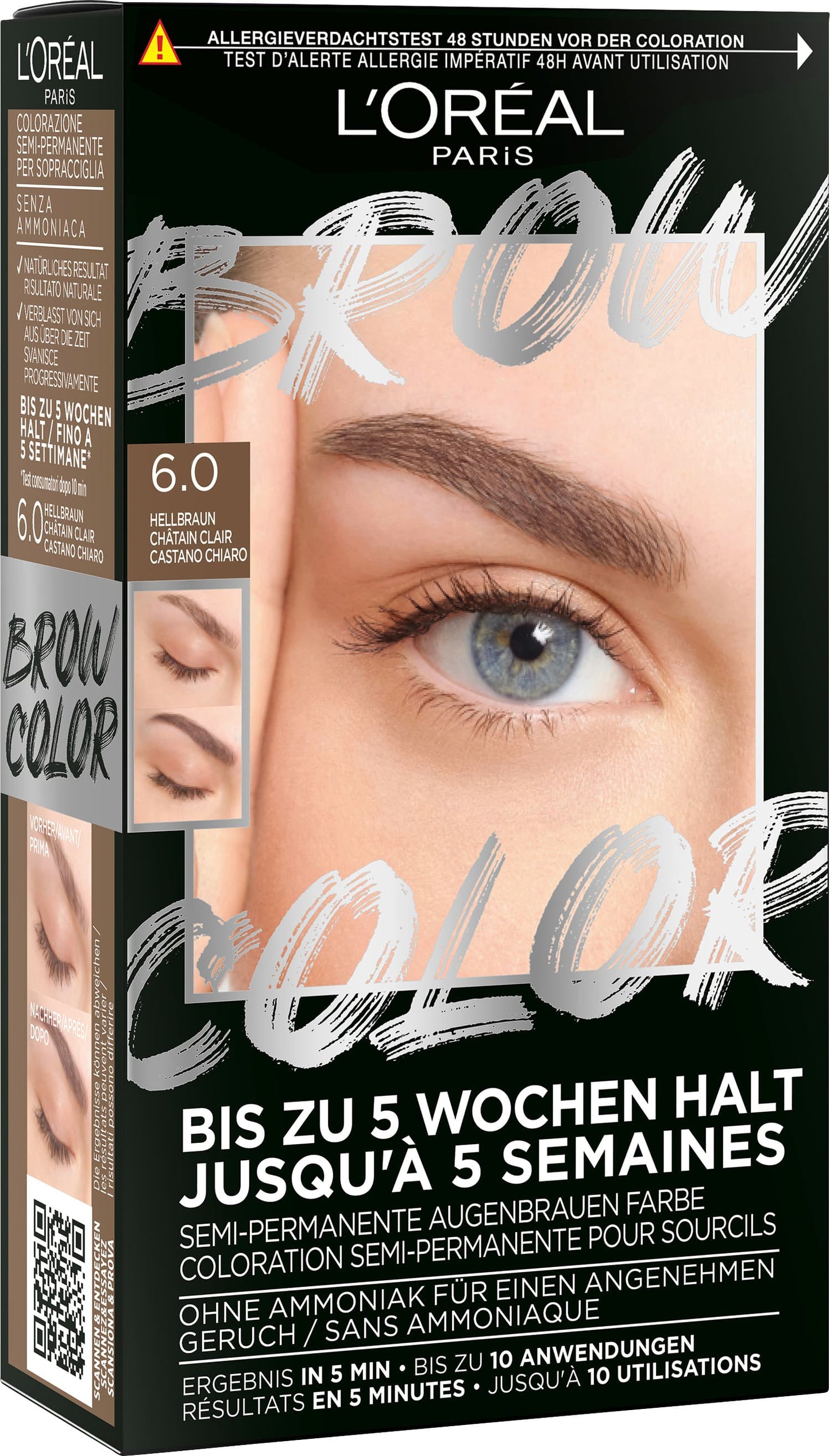 L'ORÉAL PARIS Brow Color Augenbrauenfarbe 6.0 Hellbraun - Queenn