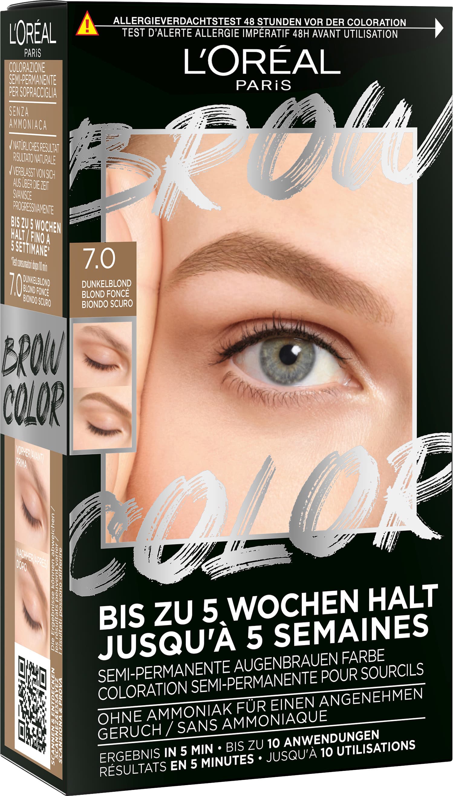 L'ORÉAL PARIS Brow Color Augenbrauenfarbe 7.0 Dunkelblond - Queenn