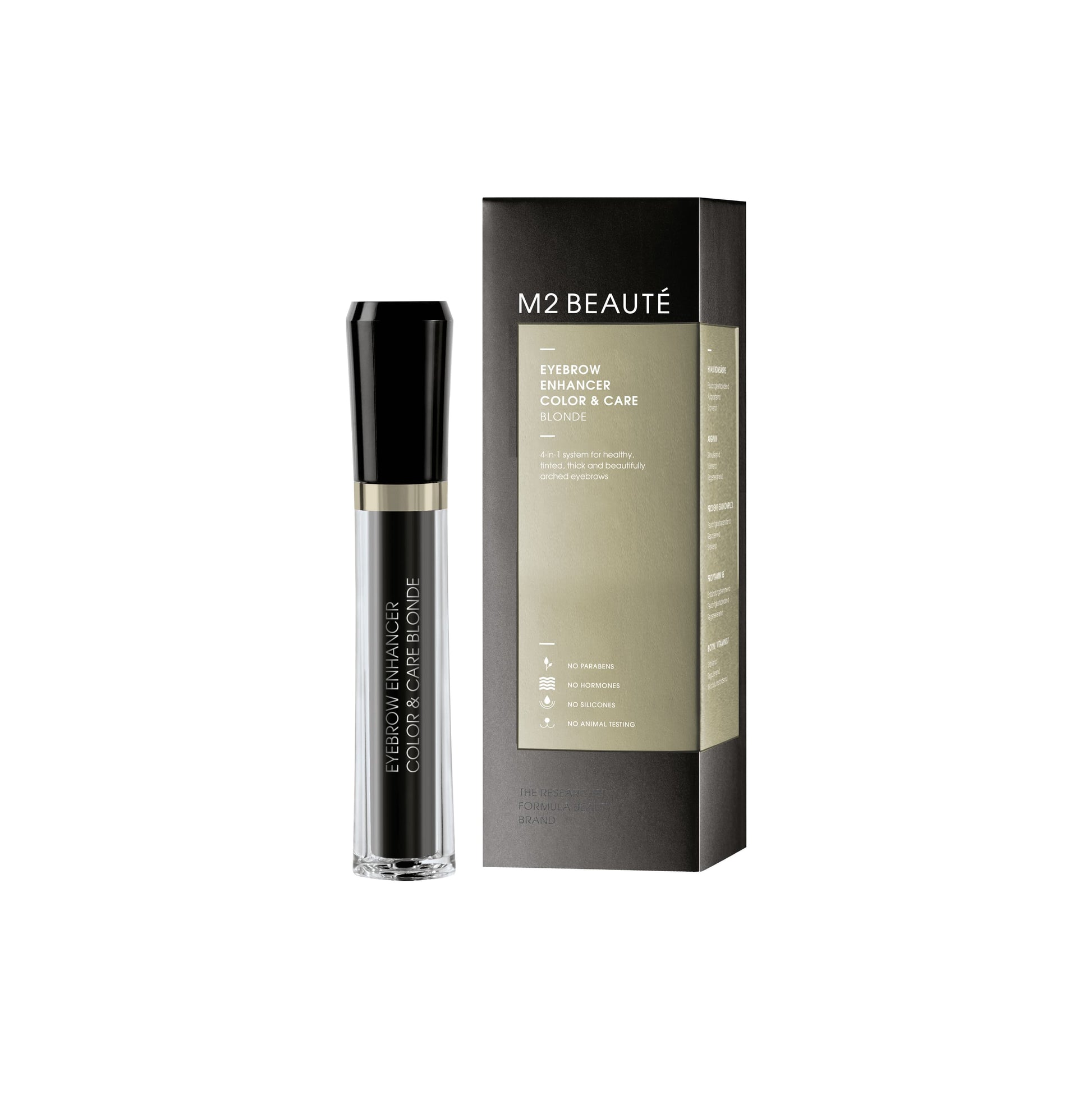 M2 BEAUTÉ Eyebrow Enhancer Color & Care Blonde - Queenn
