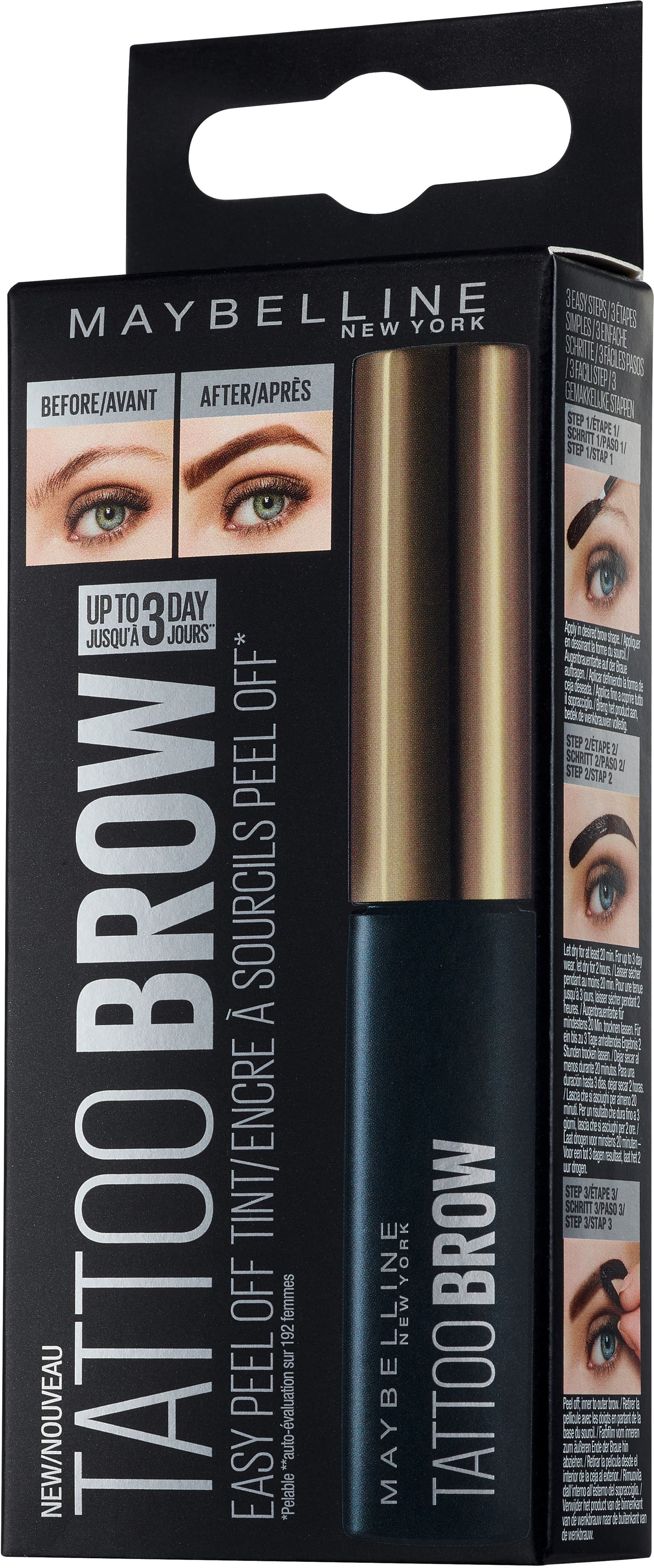 MAYBELLINE NEW YORK Augenbrauenstift Tattoo Brow Gel Tint - Queenn